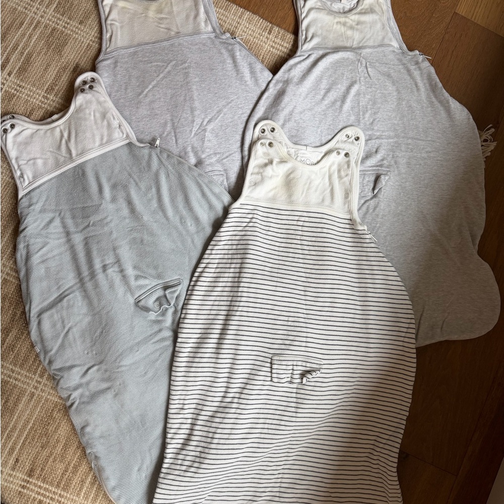 MORI Sleep Sack Bundle (4) 0–2Y | 2 x 1.5 Tog | 2.5 & 0.5 Tog | Bamboo